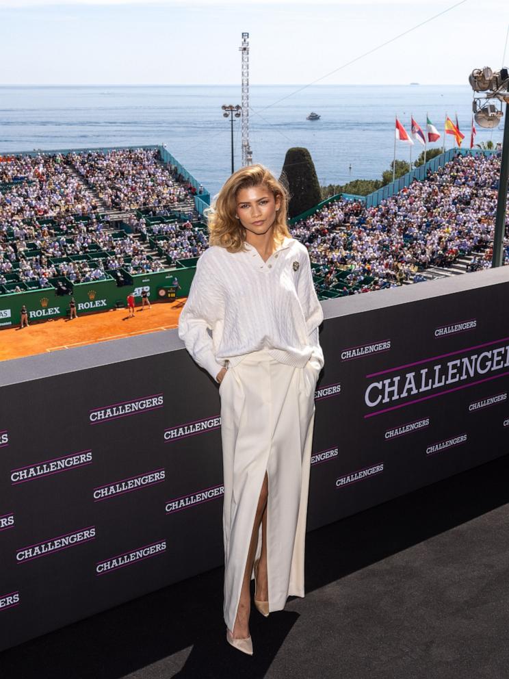 PHOTO: Zendaya is photographed during the 'Challengers' photocall at the Monte-Carlo Masters, Apr. 13, 2024, in Monaco.