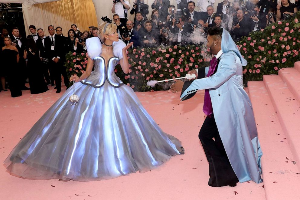 PHOTO: Zendaya and Law Roach attend the 2019 Met Gala celebrating "Camp: Notes on Fashion" at The Metropolitan Museum of Art on May 6, 2019 in New York City. 