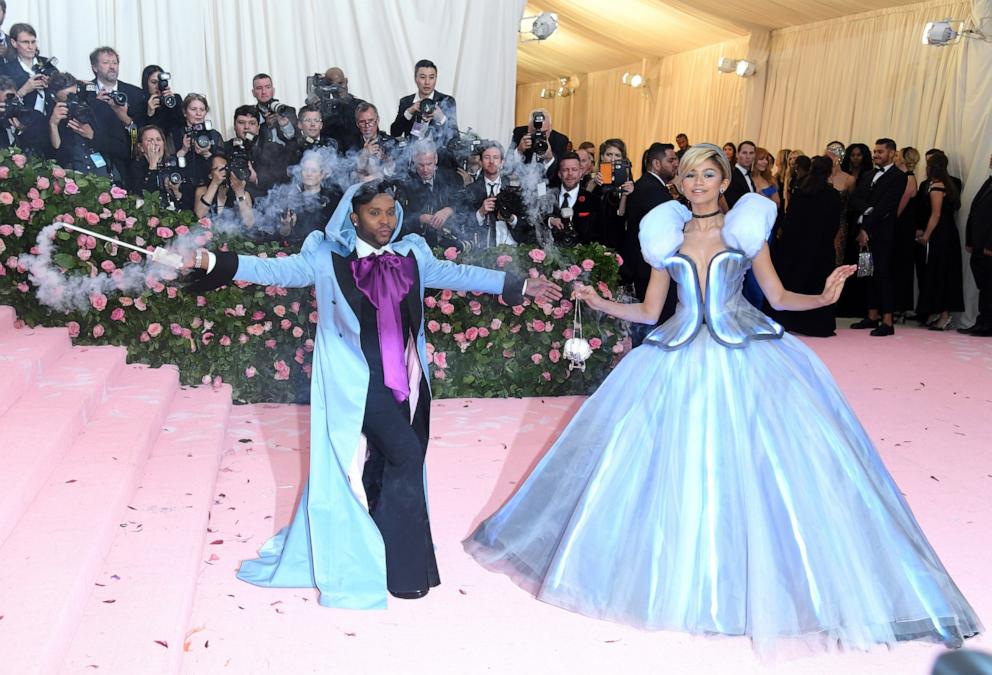 PHOTO: Zendaya arrives for the 2019 Met Gala celebrating Camp: Notes on Fashion at The Metropolitan Museum of Art, on May 6, 2019, in New York.