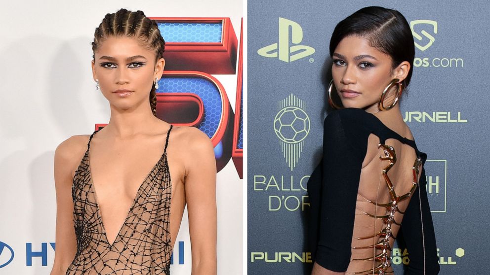 Zendaya Slips Zendaya strikes again in spider-inspired look for 'Spider-Man: No Way Home' red carpet - ABC News