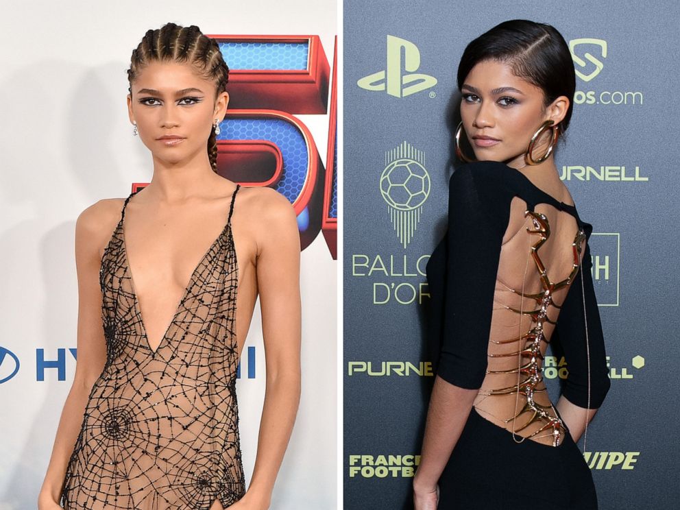 Zendaya Looked Like She Was Dripping Wet on the Red Carpet in a Custom  Balmain Gown