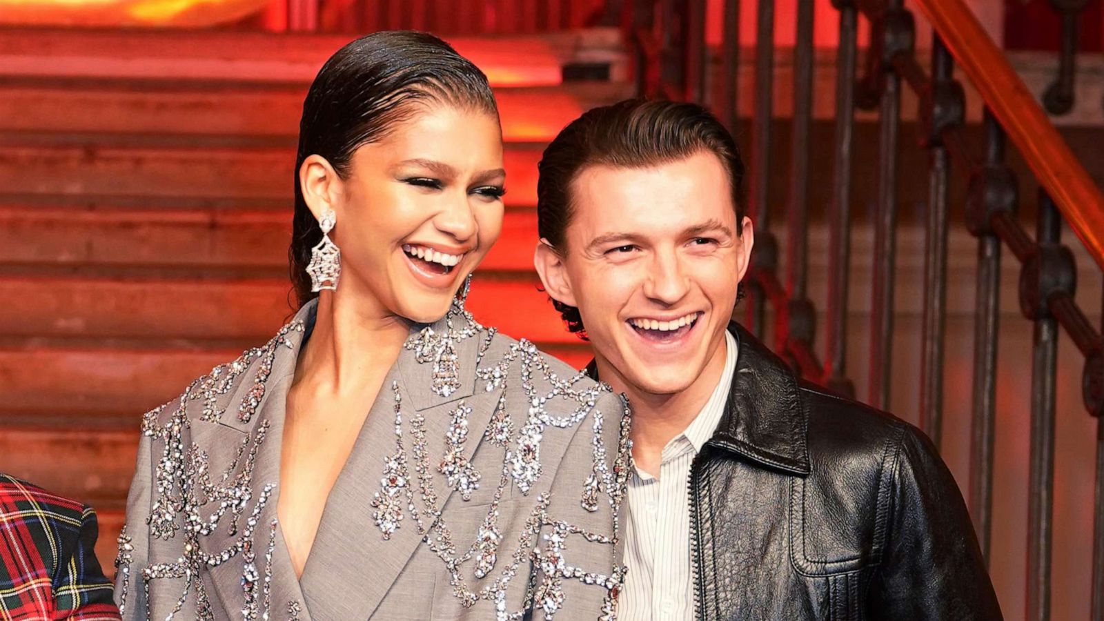 PHOTO: Zendaya and Tom Holland are seen during a photocall for their film, "Spider-Man: No Way Home," at The Old Sessions House, Dec. 5, 2021, in London.