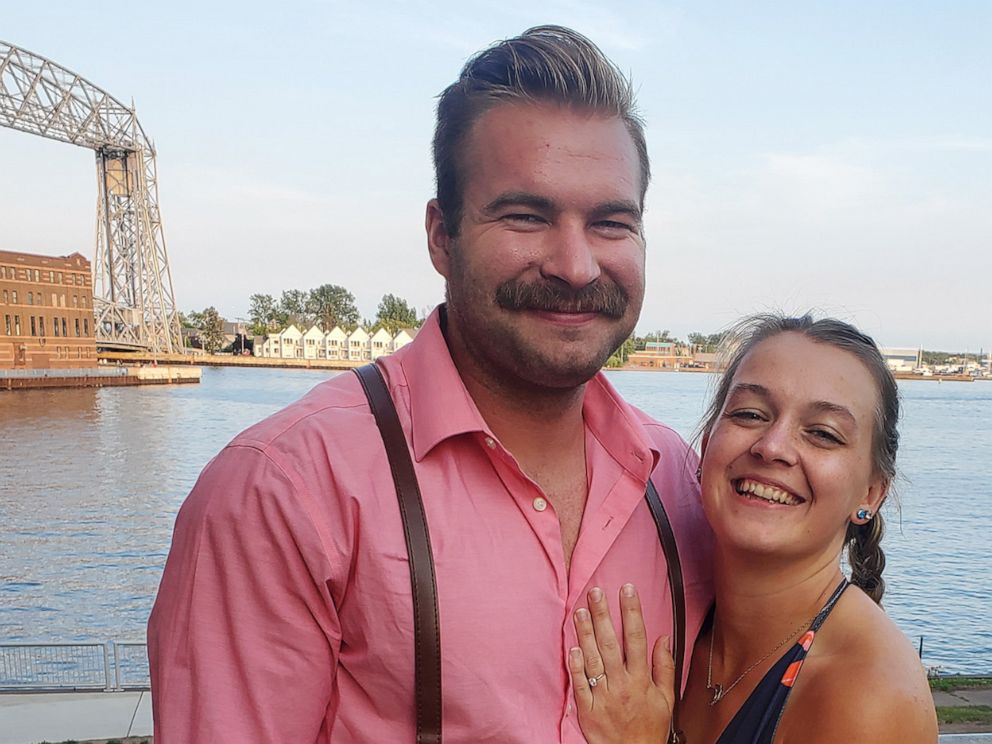 PHOTO: Sam Zimmerman's favorite number is 22. Now, she and her fiancé Shaun Tutor are getting hitched on Feb. 22 at the hotel-casino Flamingo Las Vegas.