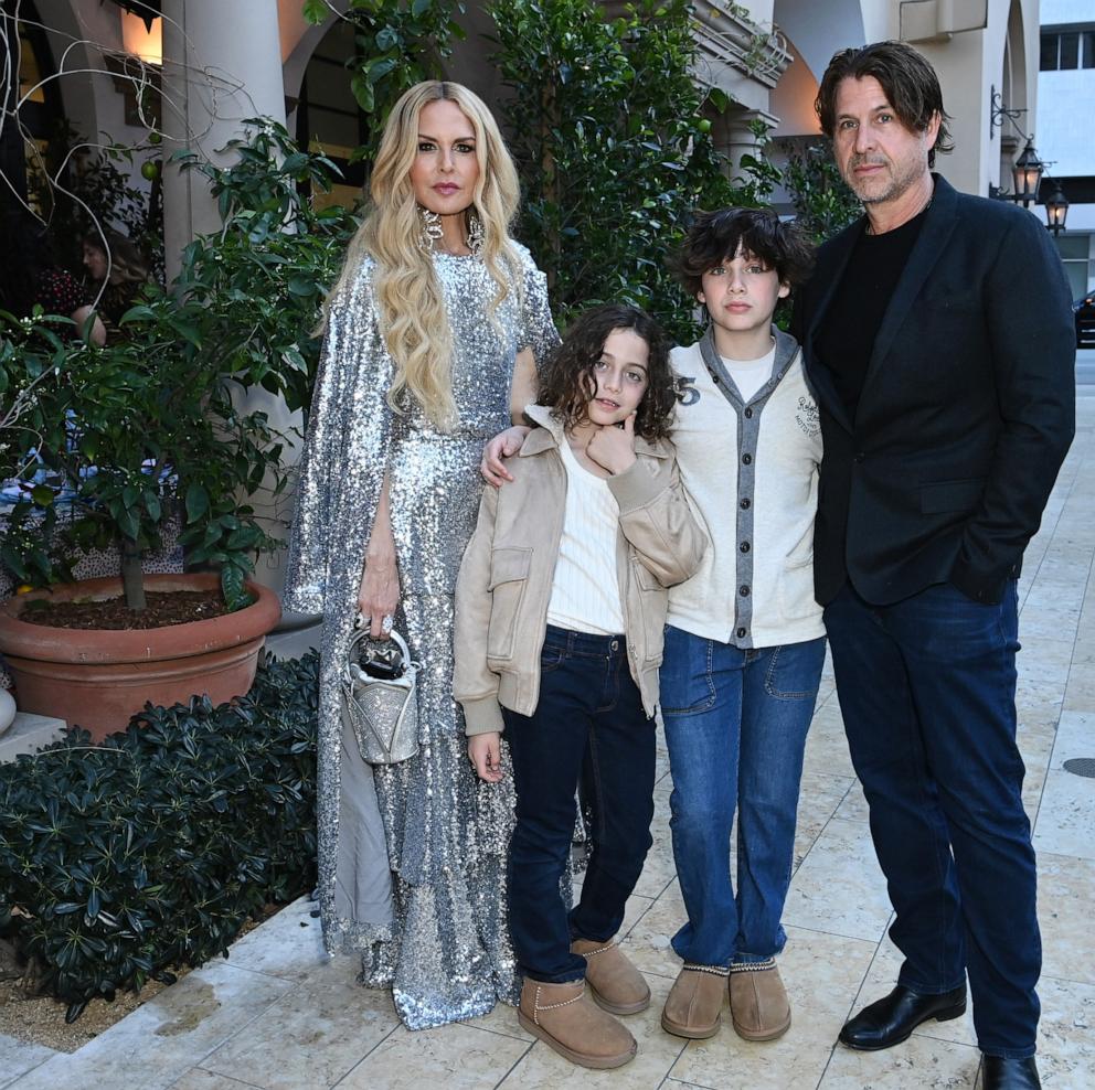 PHOTO: Rachel Zoe, Rodger Berman and family attend Mrs. Alice x Harley Viera-Newton at The Maybourne Beverly Hills on March 18, 2024 in Beverly Hills, Calif.