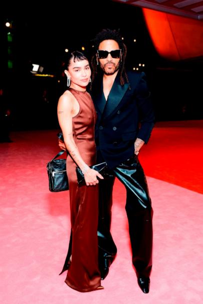 Lenny and Zoe Kravitz attend Academy Museum Gala | GMA