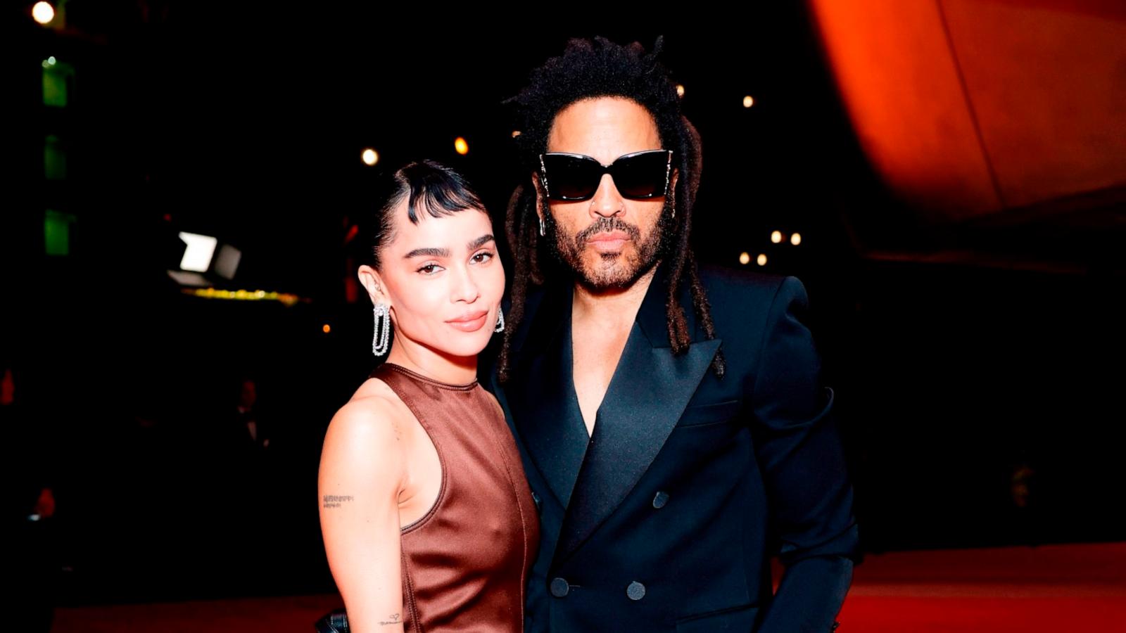 PHOTO: Zoe Kravitz and Lenny Kravitz attend the Academy Museum of Motion Pictures 3rd Annual Gala Presented by Rolex at Academy Museum of Motion Pictures on December 03, 2023 in Los Angeles.