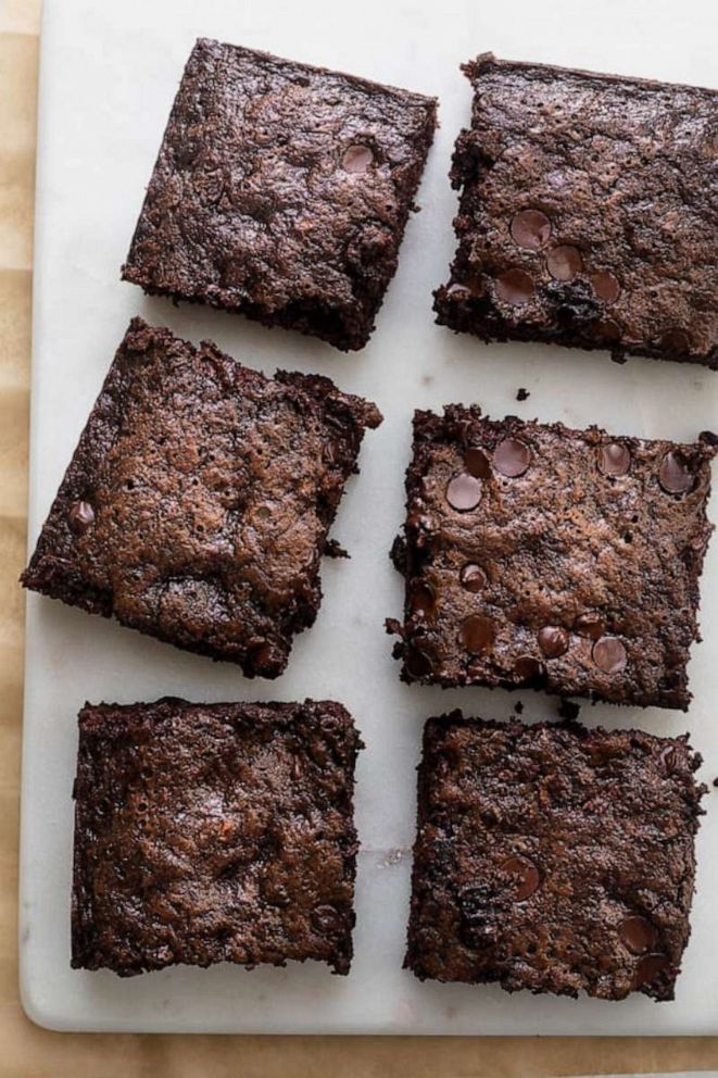 PHOTO: Homemade zucchini brownies.