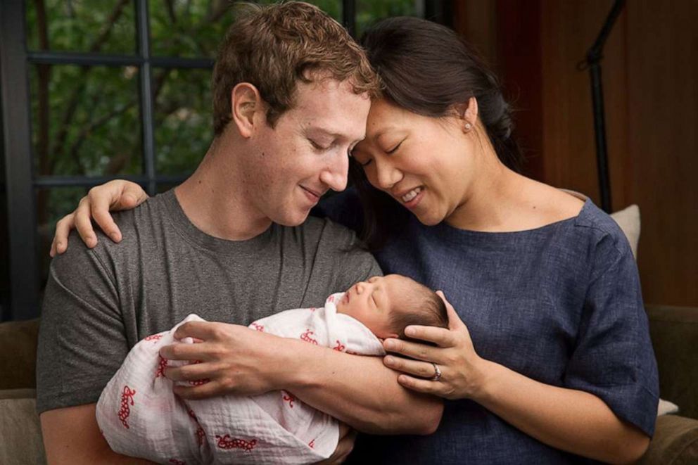 PHOTO: Facebook co-founder Mark Zuckerberg announced Tuesday Dec 2, 2015, he is a dad and pledged to give away his fortune to make the world a better place for baby daughter Maxima and others.