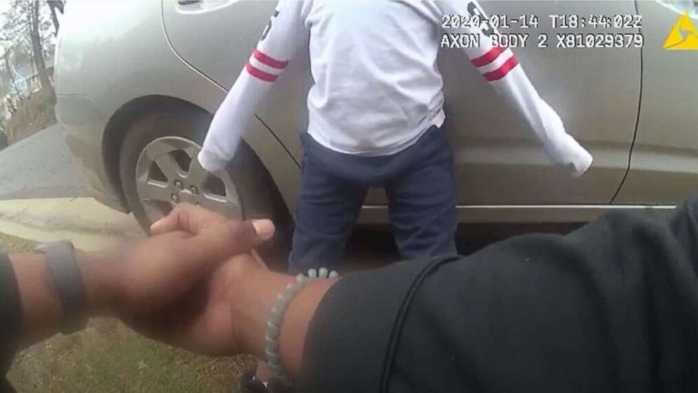 PHOTO: A body-worn camera video shows Montgomery County Police officers detaining a 5-year-old boy in January 2020 has been released by the department
