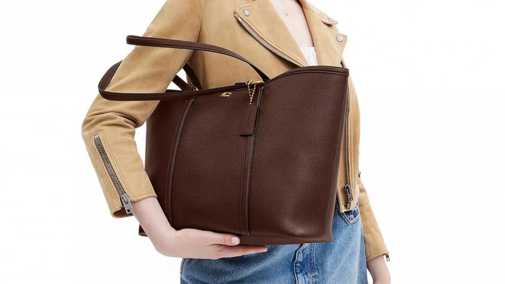 PHOTO: Coach Legacy Small Pebbled Leather Tote Bag, on sale at Macy's