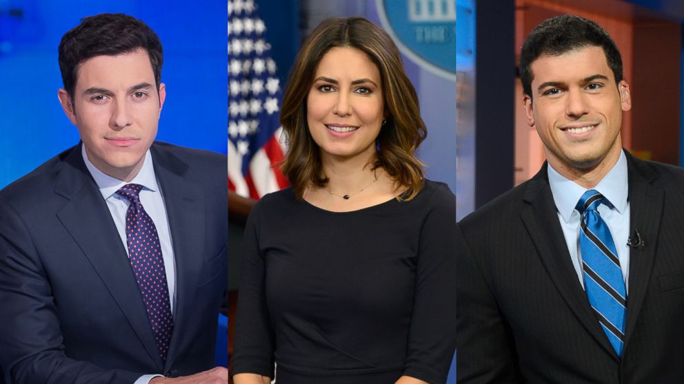 PHOTO: ABC News correspondents Tom Llamas, Cecilia Vega, and Gio Benitez joined 2018 Hispanic Heritage Month speaker series.