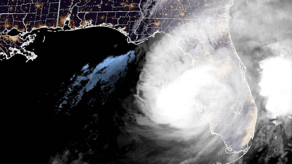 PHOTO: Hurricane Milton is heading toward west-central Florida as a Category 3 storm with 120 mph winds.