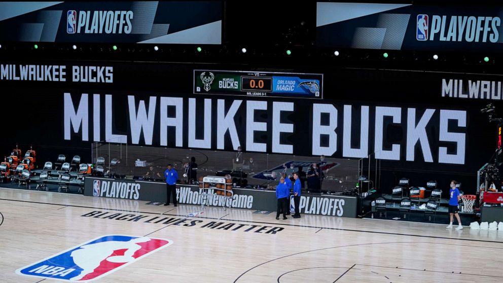 VIDEO: NBA postpones all games after players refuse to play over Jacob Blake shooting