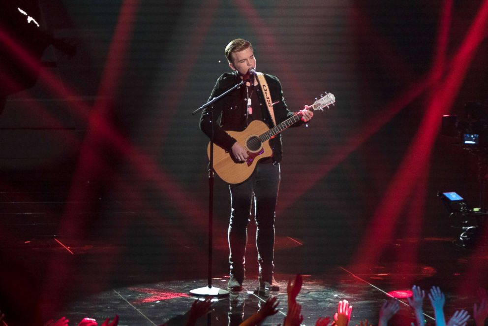 PHOTO: Caleb Hutchinson performs on American Idol.