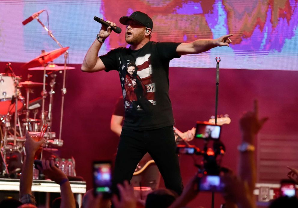 PHOTO: Cole Swindell performs, Sept. 15, 2018, in Las Vegas.