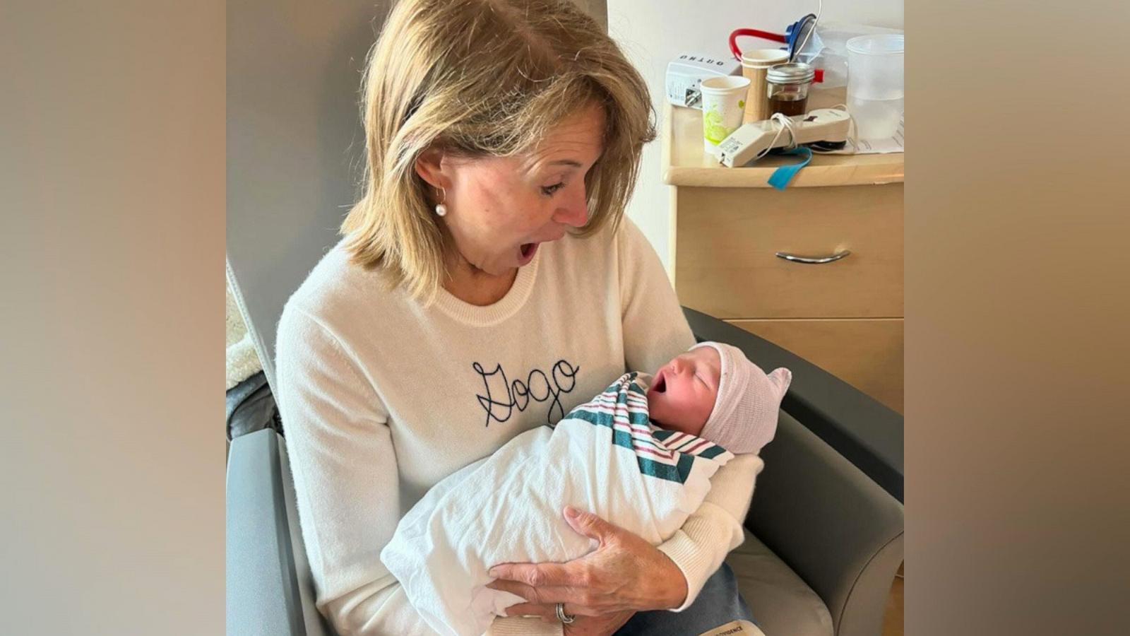 PHOTO: Katie Couric holds her newborn grandson in a photo she shared on Instagram.