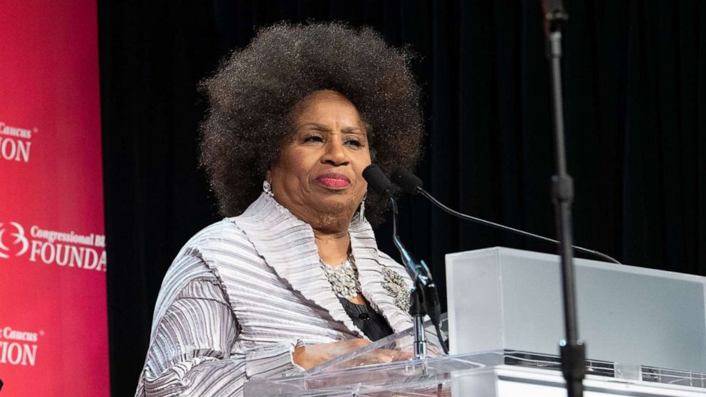 PHOTO: Jacqueline Brown, wife of Jesse Jackson, attends the Phoenix Dinner for the 48th Annual Congressional Black Caucus Foundation in Washington, Sept. 15, 2018.