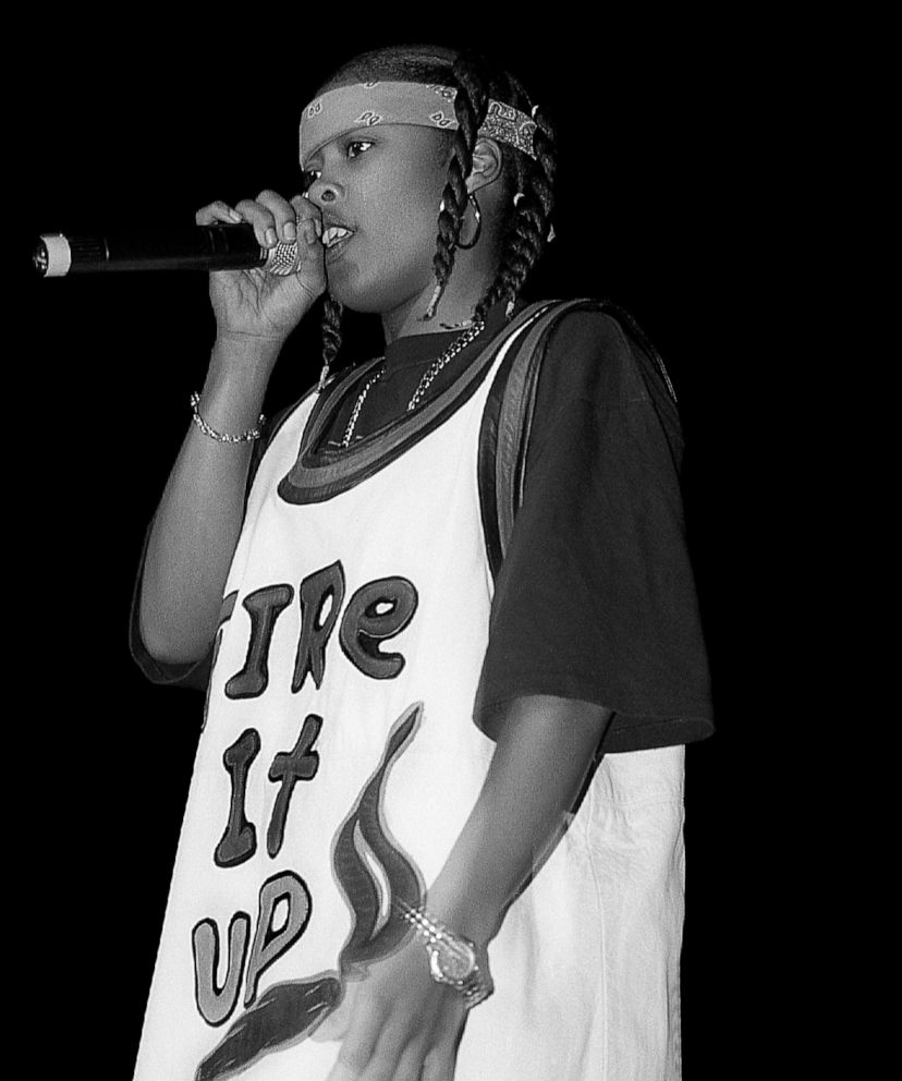PHOTO: Rapper Da Brat performs during "Jam 4 Peace" at the Marcus Amphitheatre in Milwaukee in June 1995.
