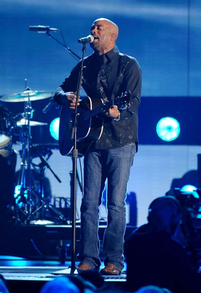 PHOTO: Musician Darius Rucker performs during the 42nd Annual CMA Awards at the Sommet Center, Nov. 12, 2008, in Nashville.