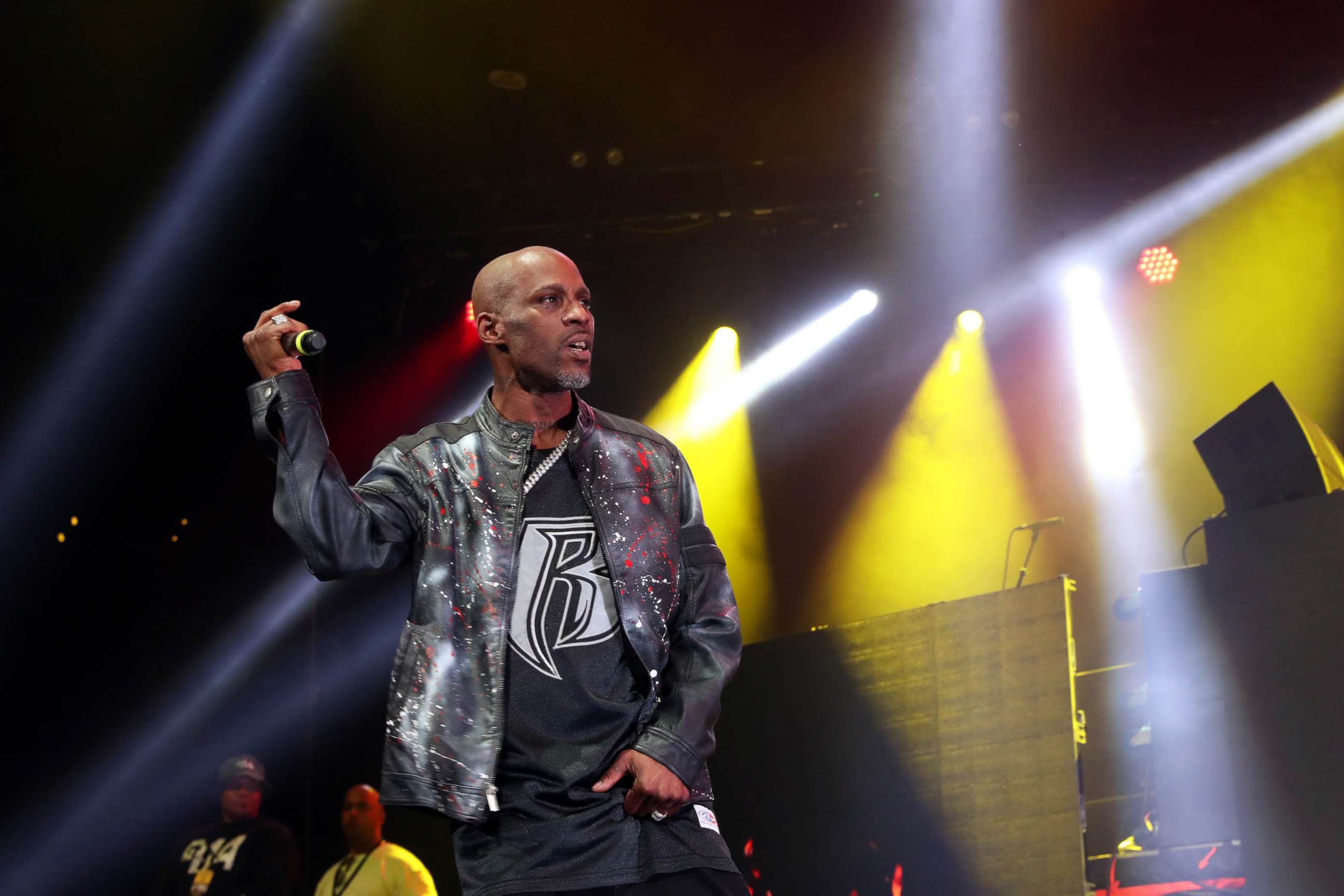 PHOTO: DMX performs during the Ruff Ryders Reunion Concert in New York, April 21, 2017.