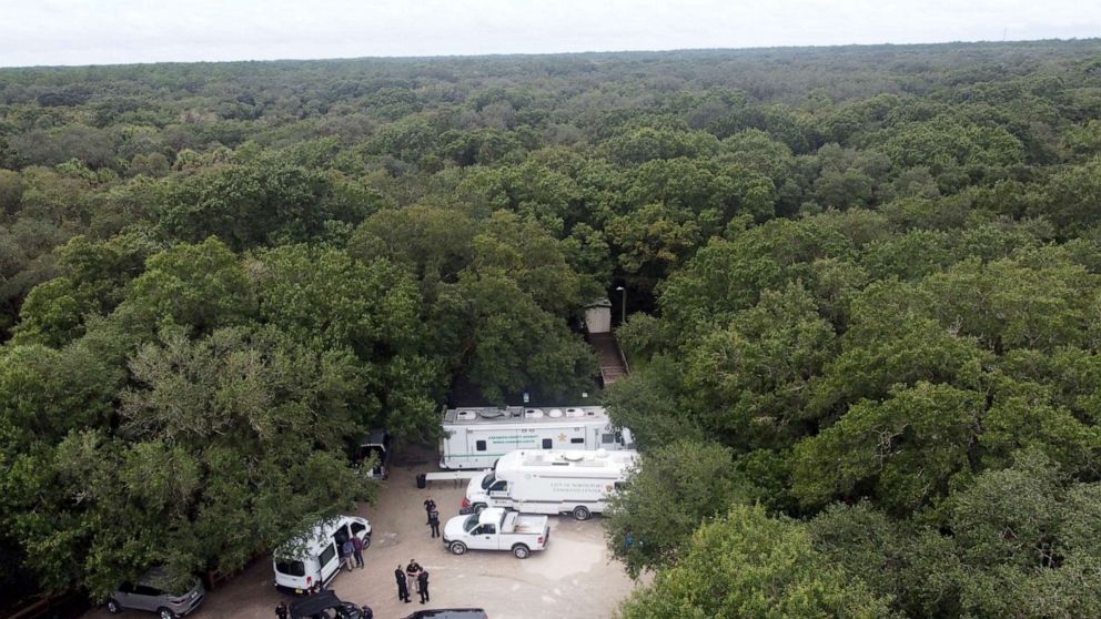 PHOTO: North Port Police  are searching for Brian Laundrie the Carlton Reserve a 24,565-acre preserve north of his home in North Port, Fla., Sept. 18, 2021