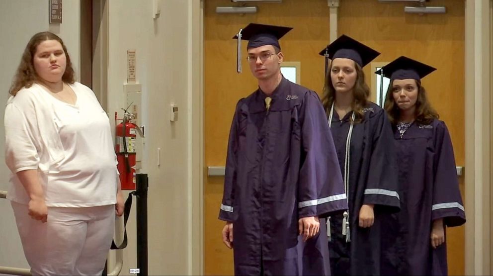 PHOTO: Students attend a graduation ceremony for the North Carolina Virtual Academy on June 12, 2019.