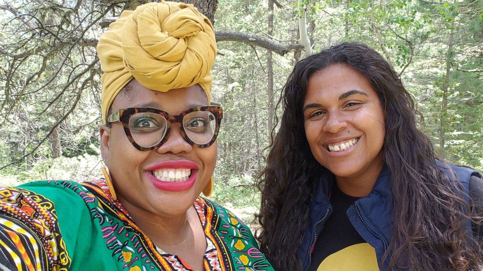 PHOTO: Colorado tech startup partners Parker McMullen Bushman (left) and Crystal Egli are creating a Digital Green Book, a modern-day guide they hope will be like 'Yelp for inclusivity".