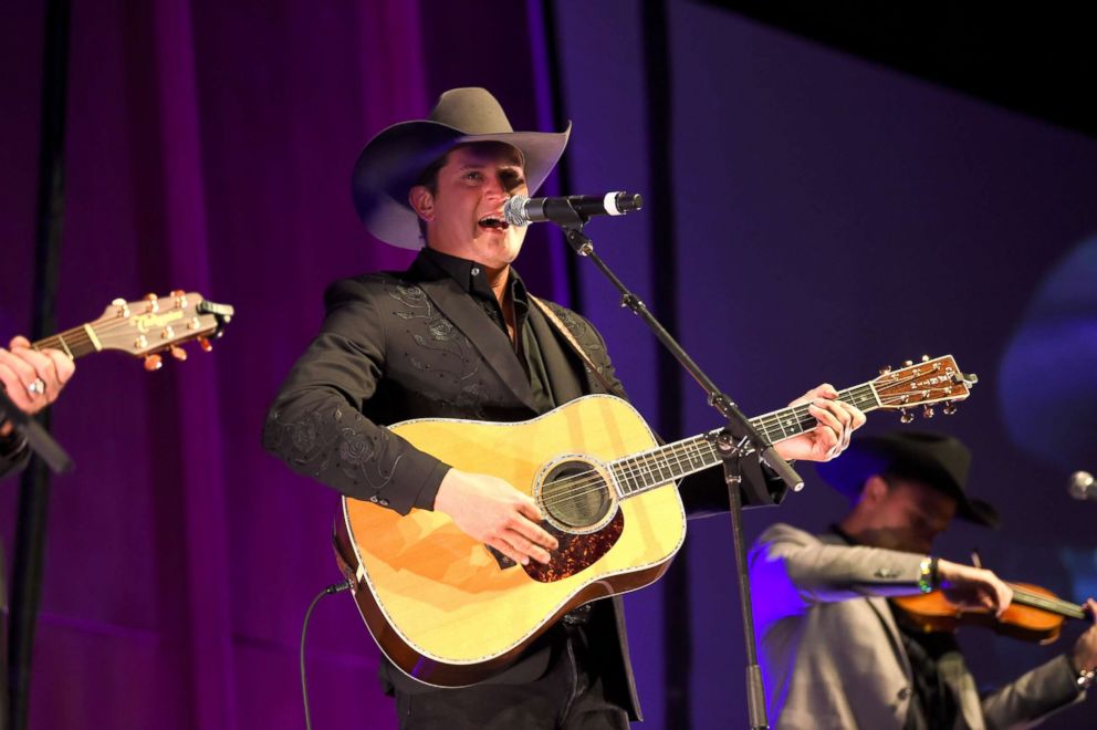 PHOTO: Jon Pardi performs during the 2018 Nashville Songwriters Hall Of Fame gala at Music City Center, Oct. 28, 2018, in Nashville.