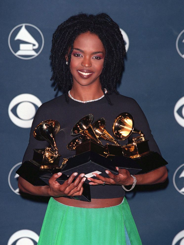 PHOTO: Lauryn Hill won five Grammys, a new record for a female singer in a single award ceremony on Feb. 24, 1999.