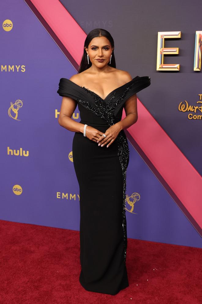 PHOTO: Mindy Kaling attends the 76th Primetime Emmy Awards, Sept. 15, 2024, in Los Angeles.