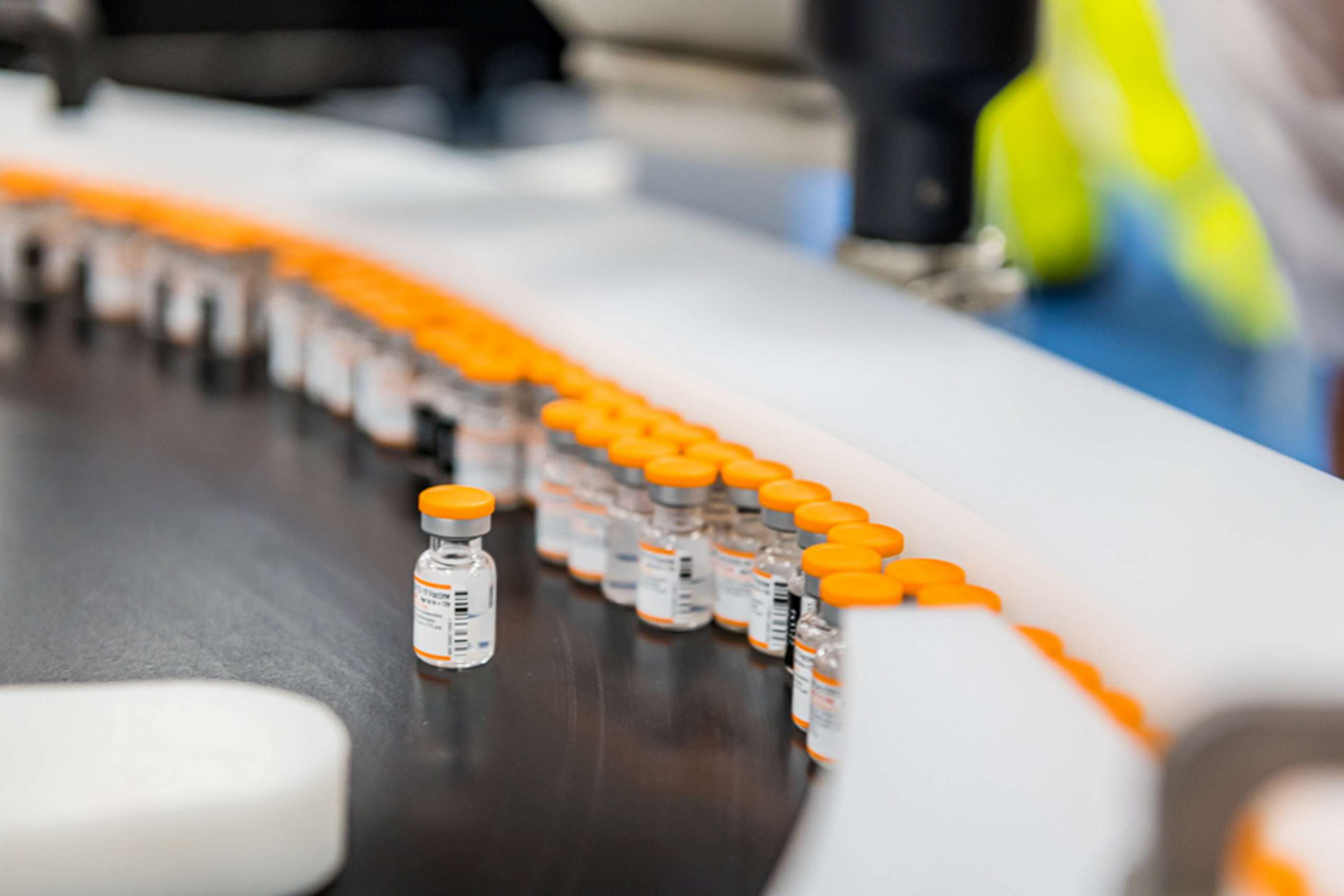 PHOTO: An undated handout photo shows  vials of Pfizer/BioNTech's new pediatric Covid-19 vaccine.