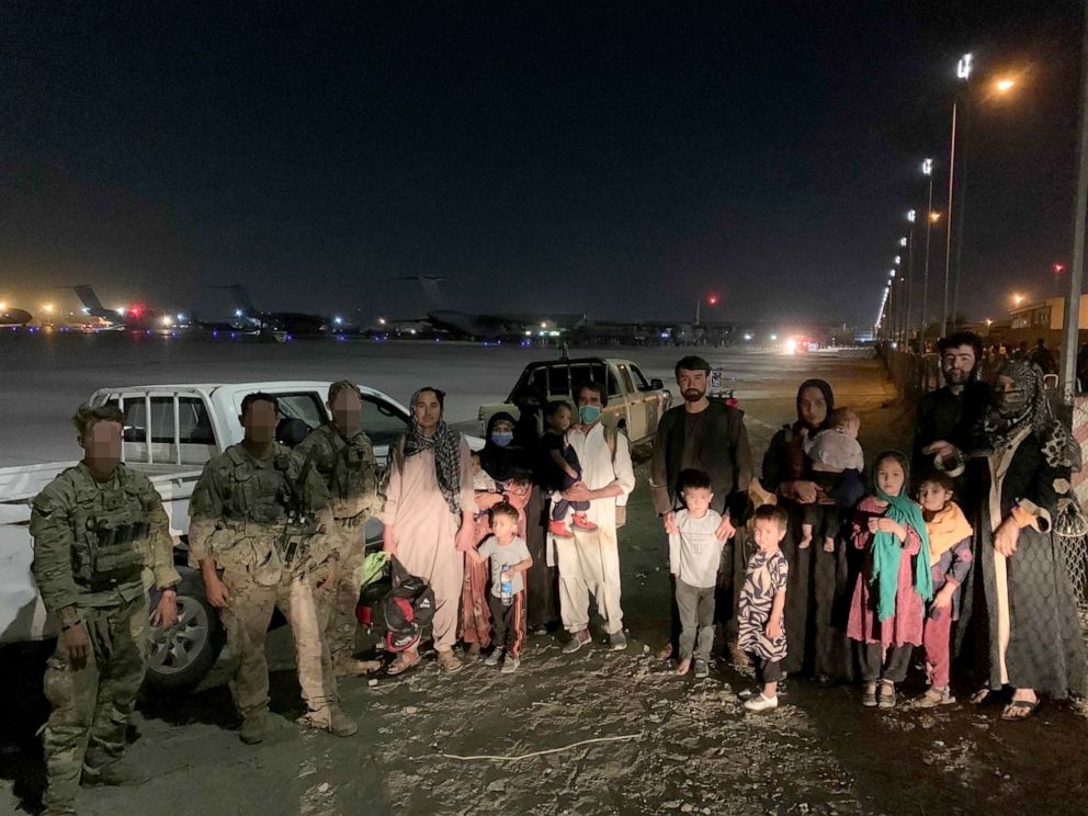 PHOTO: An all-volunteer group of American veterans of the Afghan war launched a daring mission on Wednesday night dubbed the "Pineapple Express" to shepherd critically at-risk Afghan elite forces and their families to safety.