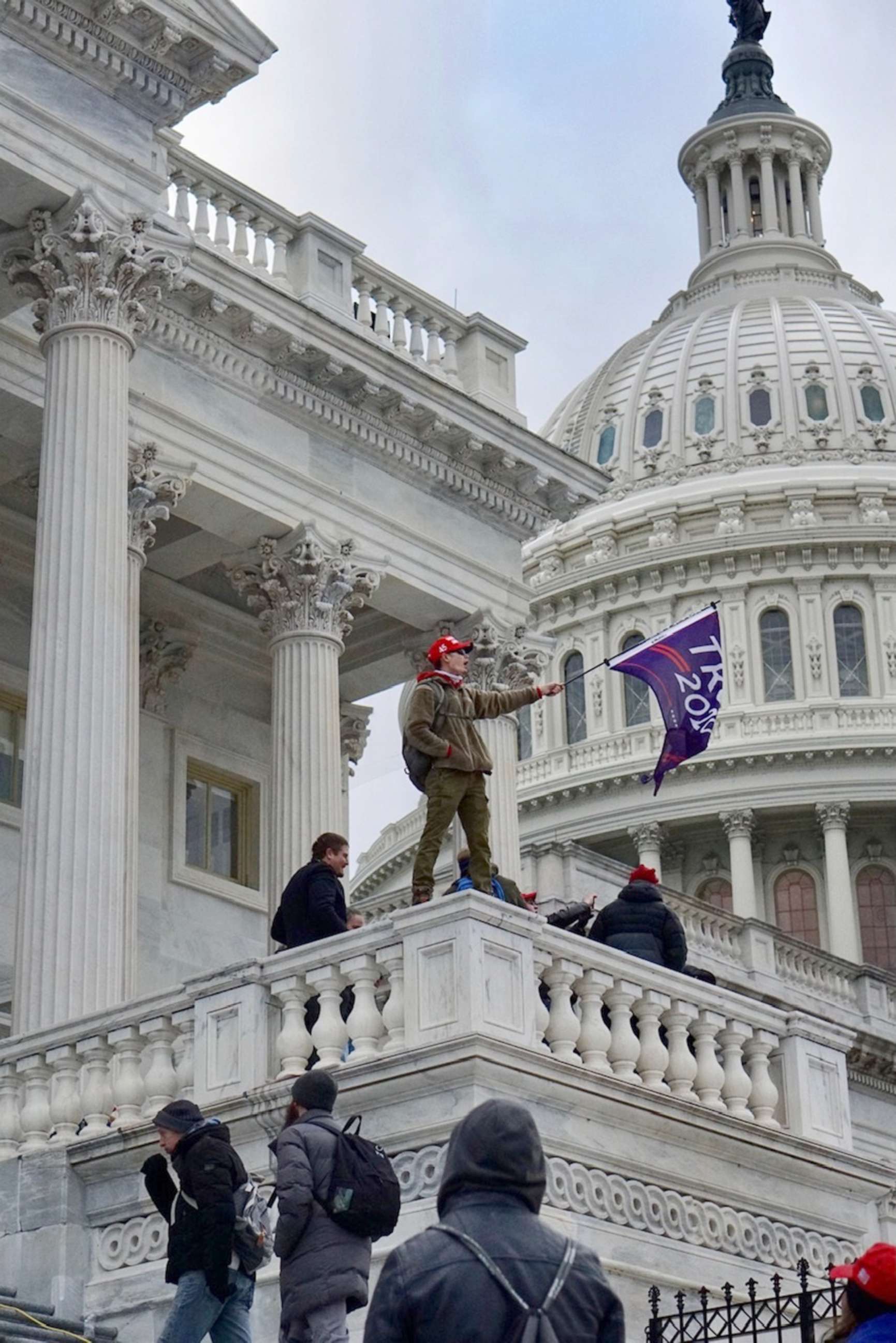 PHOTO: Pro-Trump protesters breached security at the Capitol and disrupt members of Congress convened to debate the certification of the election in Washington, Jan. 6, 2021.