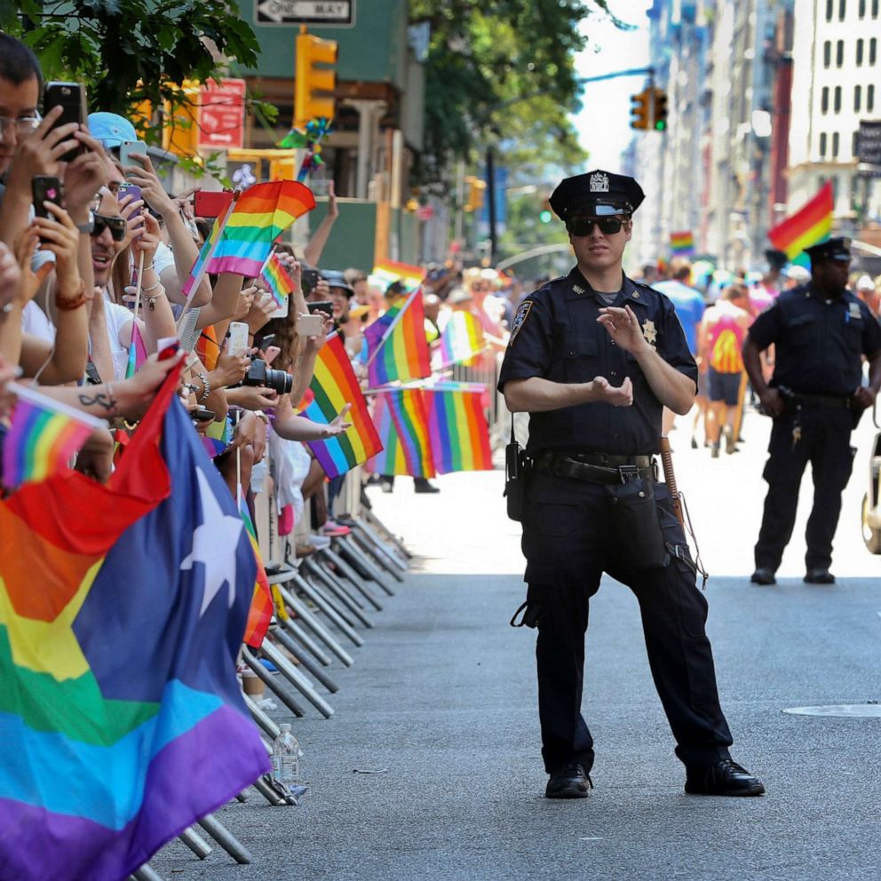 gay pride nyc pullup bar