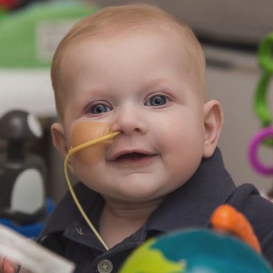 Baby Elias needs "the smallest amount of bone marrow" to survive, his mother said.