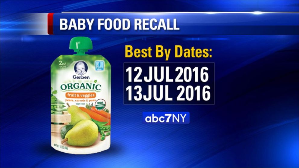 Video Gerber Voluntarily Recalls Some Organic Baby Food Over Packaging