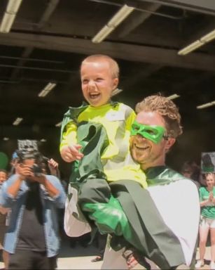 VIDEO: The Make-A-Wish Foundation made Ethan Dean's wish come true.