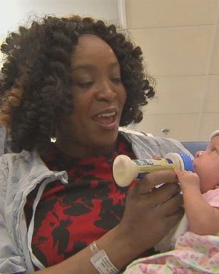 VIDEO: Baby Eirianna was only 13 ounces when she was delivered early via C-section.