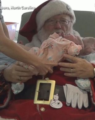 VIDEO: Santa brings Christmas cheer to NICU