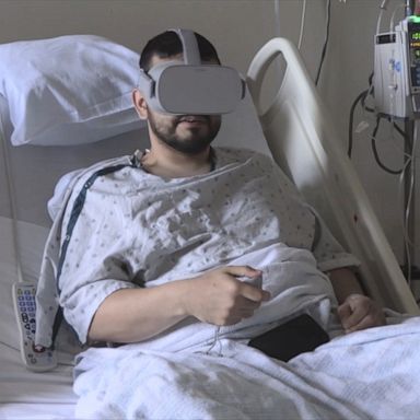 PHOTO: Researchers at Cedars-Sinai Medical Center tried virtual reality (VR) technology as a new treatment for pain -- and it seemed to work.