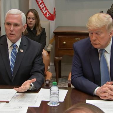 VIDEO: Trump, Pence meet with insurance CEOs on coronavirus