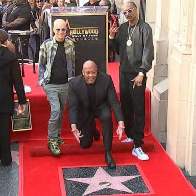 VIDEO: Hollywood Walk of Fame honoree Dr. Dre reveals serious health battles