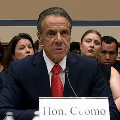 Former New York Gov. Andrew Cuomo began his public testimony before Congress on his COVID-19 nursing home policies on Tuesday.