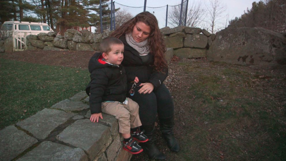 PHOTO: Kaitlin Norton, pictured here with her son Camden, is a recovering heroin addict.