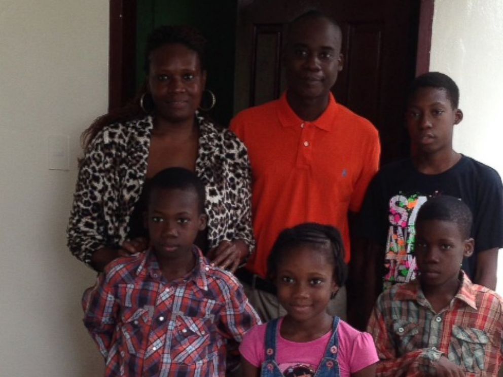 PHOTO: Dr. Philip Ireland with his wife and children.
