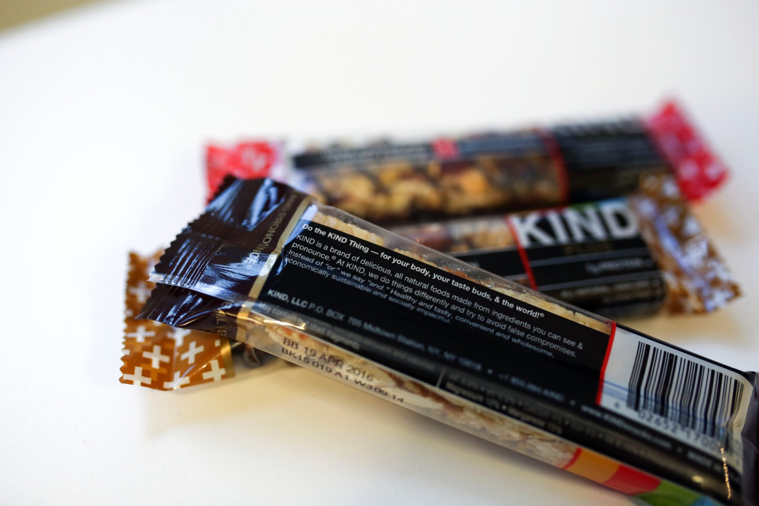 PHOTO: The FDA sent KIND Healthy Snacks a warning letter, stating that several of its bars bear labels that don't comply with FDA standards, making claims like, "healthy" "no trans fats" and "plus" without meeting the requirements to do so.