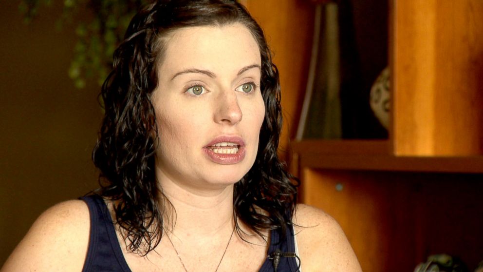 PHOTO: Amber McCullough is pictured during an interview with Colorado's KUSA-TV, a day before she was to give birth to conjoined twins in Aurora, Colo.