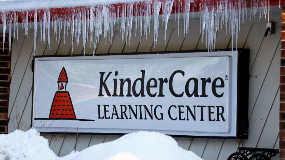 Icicles line the exterior of KinderCare Learning Center on East Palatine Road, Feb. 5, 2015, in Palatine, Ill.