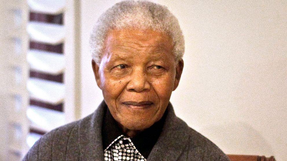This photo taken July 18, 2012 shows former South African President Nelson Mandela during the celebration of his 94th birthday in Qunu, South Africa.