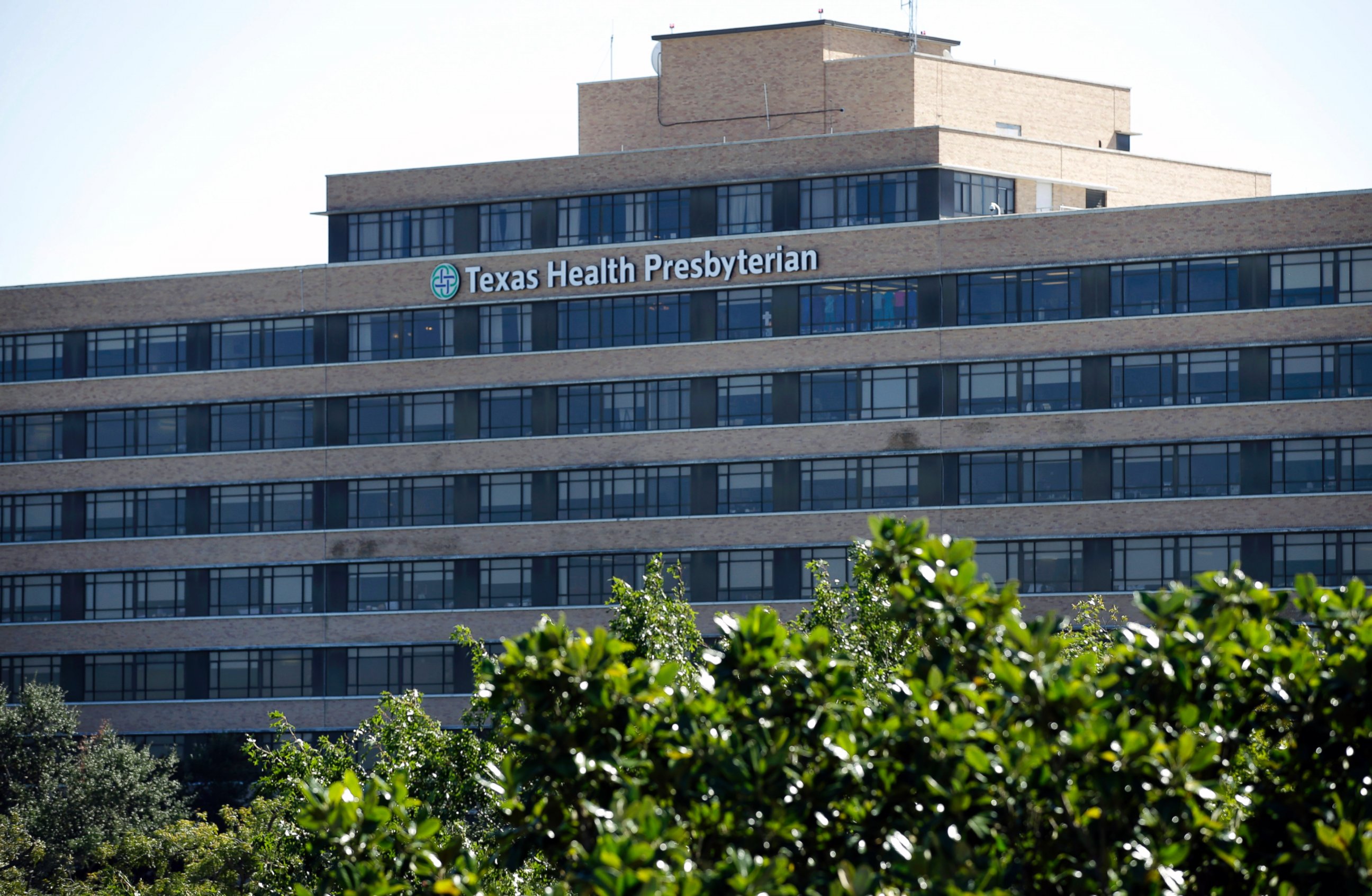 PHOTO: The main building of the Texas Health Presbyterian Hospital Dallas complex is shown, Oct. 16, 2014, in Dallas.